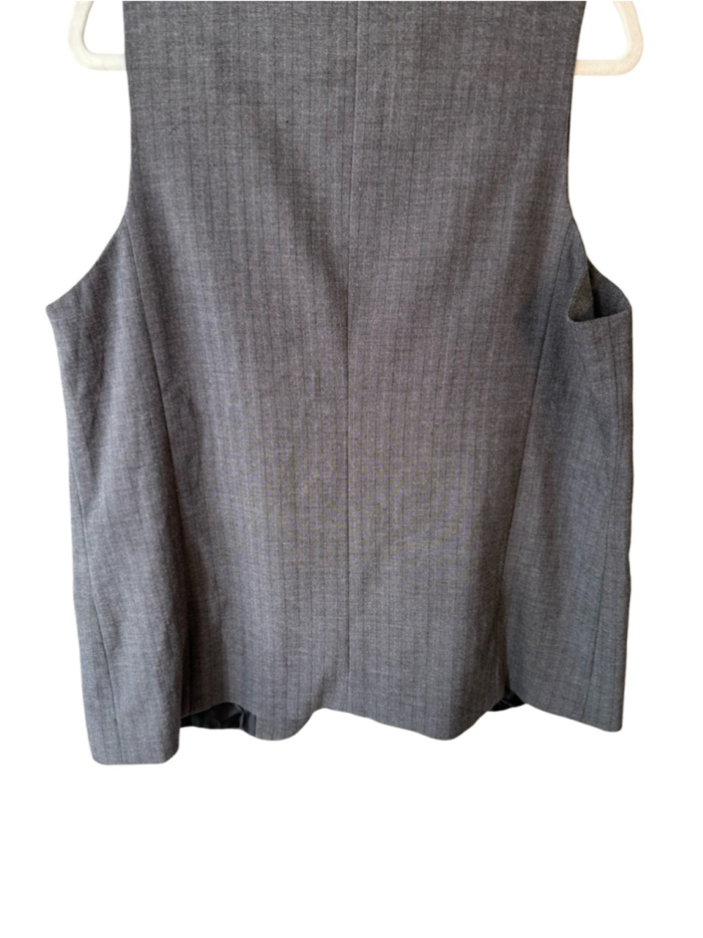 Jessica Charcoal Sleeveless Blazer Vest Size 18W Office Career Business Casual - Picture 12 of 12